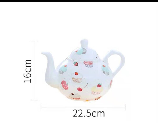 Ceramic Cake Theme Teapot